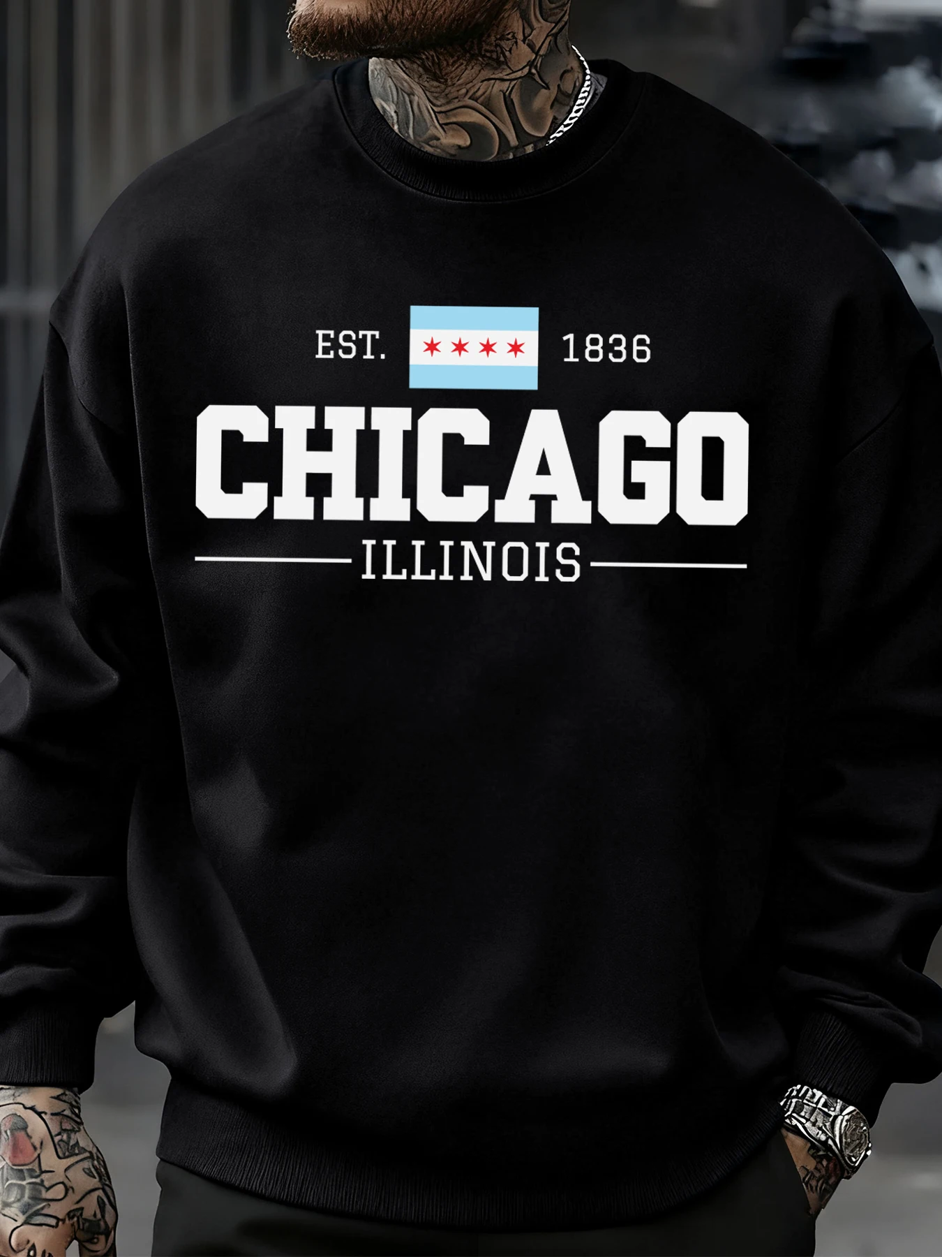 Street Fashion Chicago - 2026 Chicago Illinois Printed Autumn Men