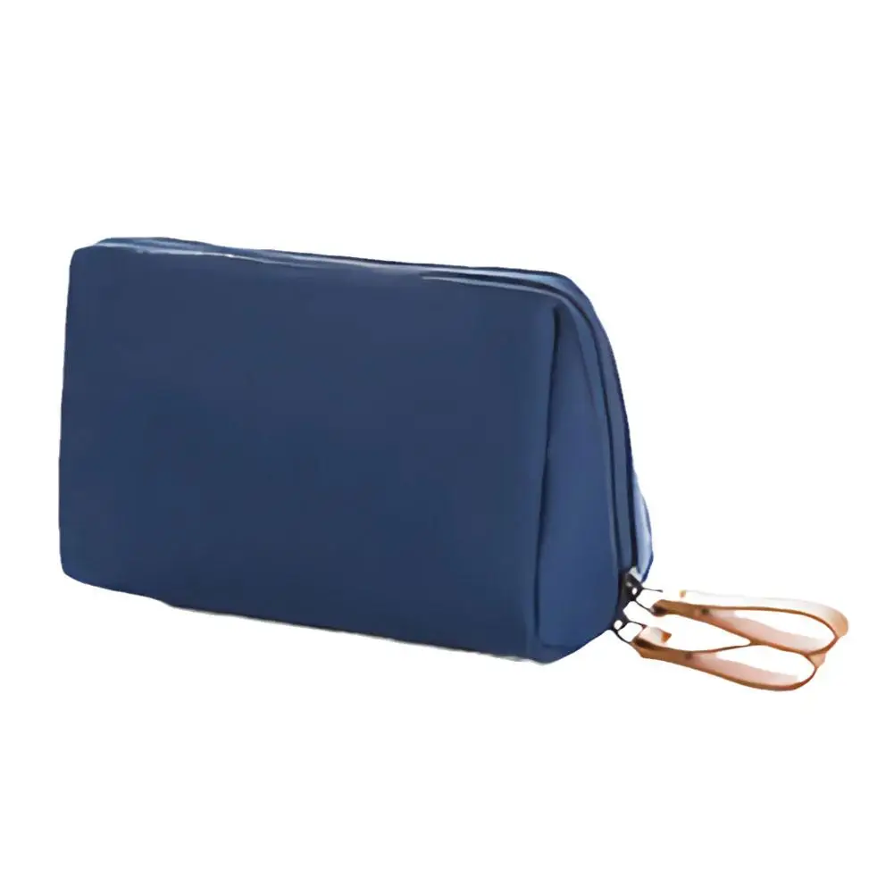 Bolsa de maquiagem impermeável para mulheres, bolsa cosmética simples, bolsa de higiene pessoal monocromática, bolsas de maquiagem, nova, transporte direto, I1F1, 2023