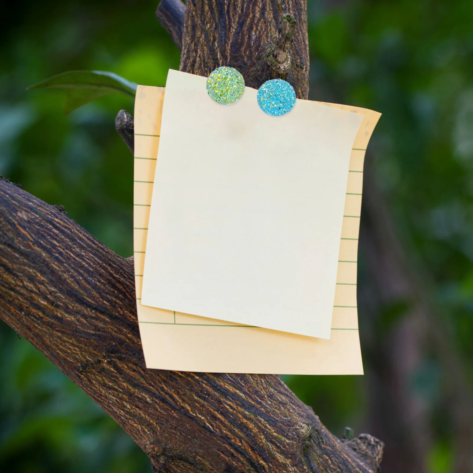 

30Pcs Diamond Bling Flat Thumbtacks Decorative Push Pins for Cork Board Bulletin Board Crafts Office Pins