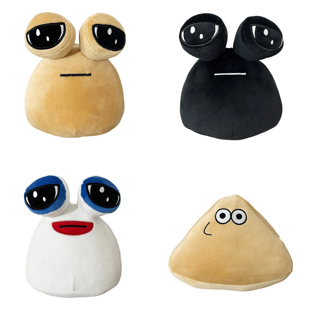 22-27CM My Pet Alien Pou Plush Toy Diburb Emotion Plushie Stuffed Animal Doll Cartoon My Pet Alien Pou Plushie