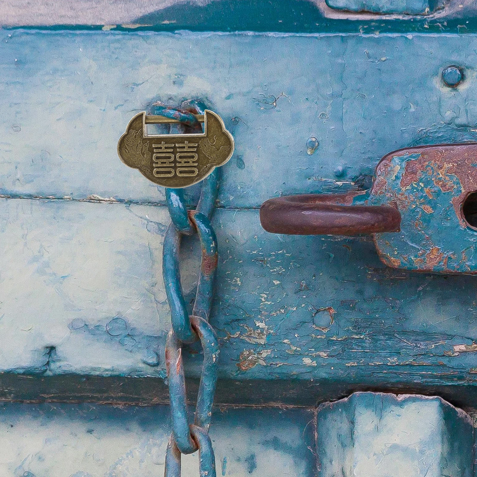 

1Set Vintage Padlock Retro Decorative Mini Lock for Jewelry Box Drawer Cabinet Wood Box Latch Zinc Alloy Padlock Latch