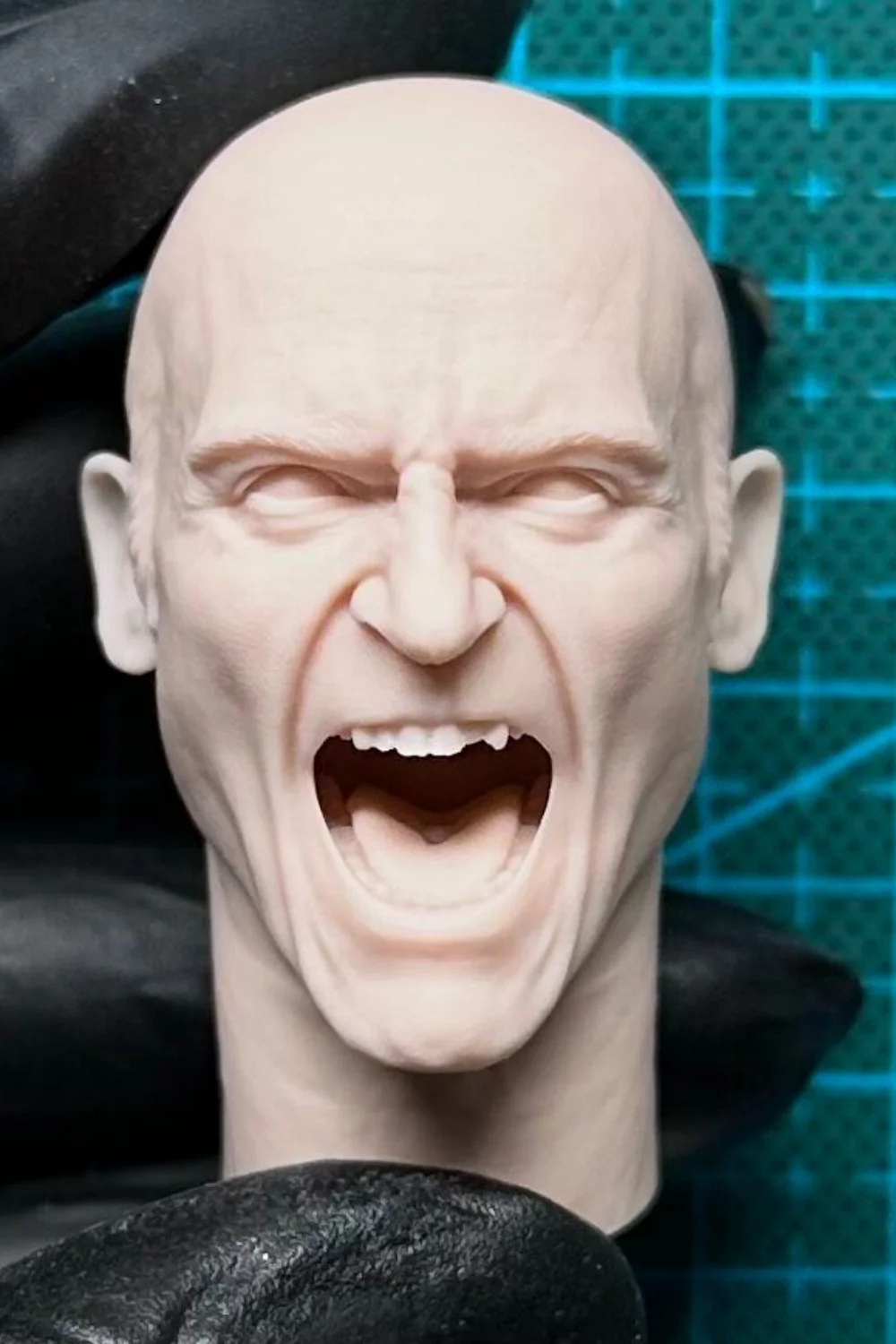 1/6 Classic Clown Male Actor Joaquin Phoenix Hair Transplant Version Unpainted Head Carving Model Fit 12inchs Action Figure