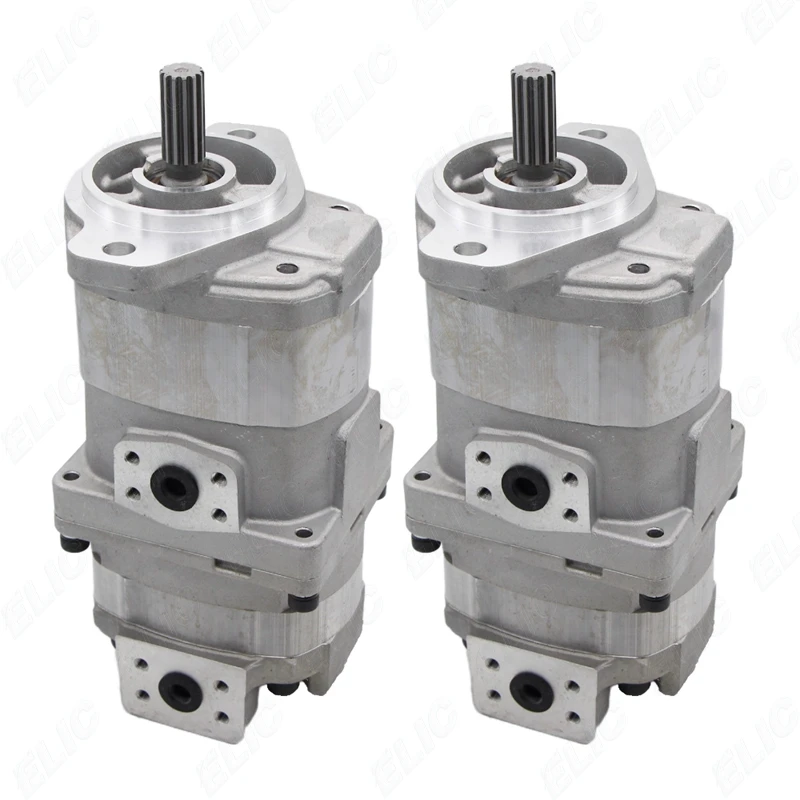 

Forklift Part Lift Hydraulic Pump WA320-3 WA300-3A WA450 708-1S-00230 705-51-20480 Triple Axial Piston Gear Pump