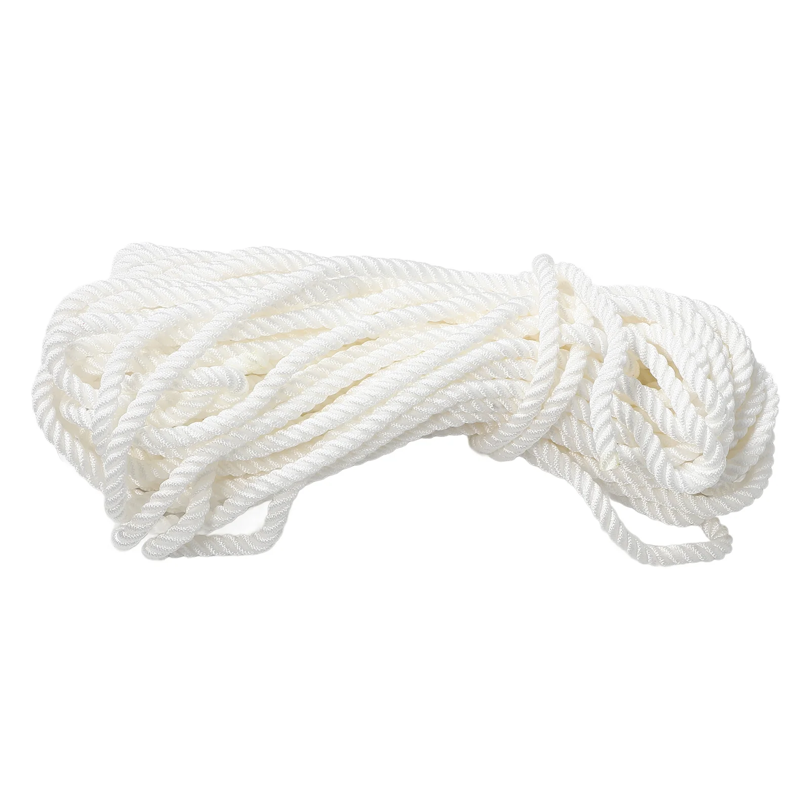 

Marine Cable Nylon Rope Boat Ropes Heavy Duty Tie Downs for Dock White