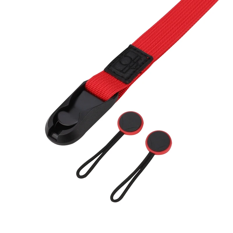 Opaska na nadgarstek do aparatu Haoge CHS-07R, pasek na nadgarstek Quick Release, pasek bezpieczeństwa do kamer GoPro,DSLR,Fuji,Canon i Mirrorless Red