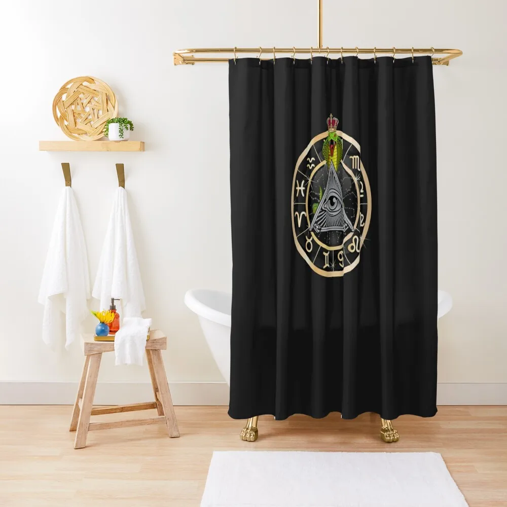 

PYRAMID EYE Shower Curtain Waterproof Bathroom Shower Washable Waterproof Fabric Shower Set For Bathroom Bathtub Curtain