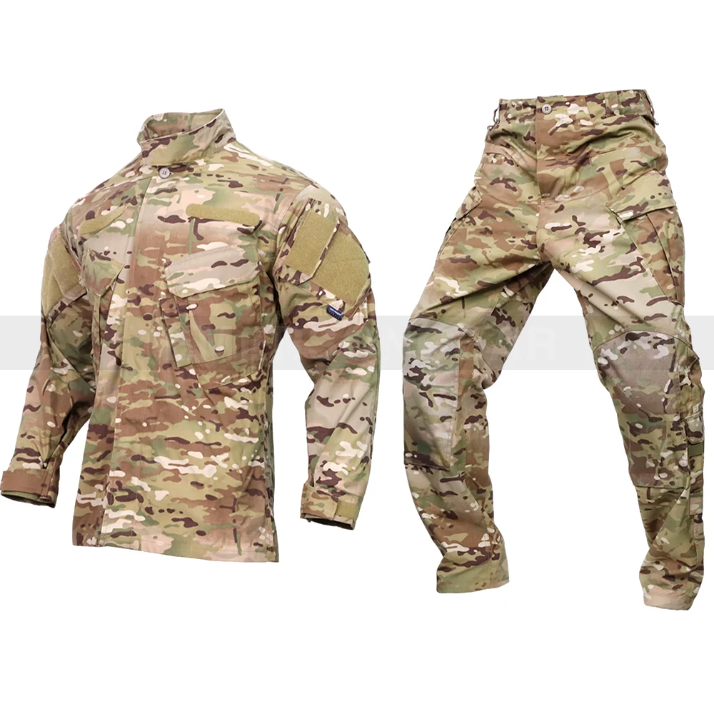 Emersongear Field Tactical Shirt Pants R6 Uniform Set BDU Training Assault Suits Combat Duty Cargo Trousers Hunting Hiking