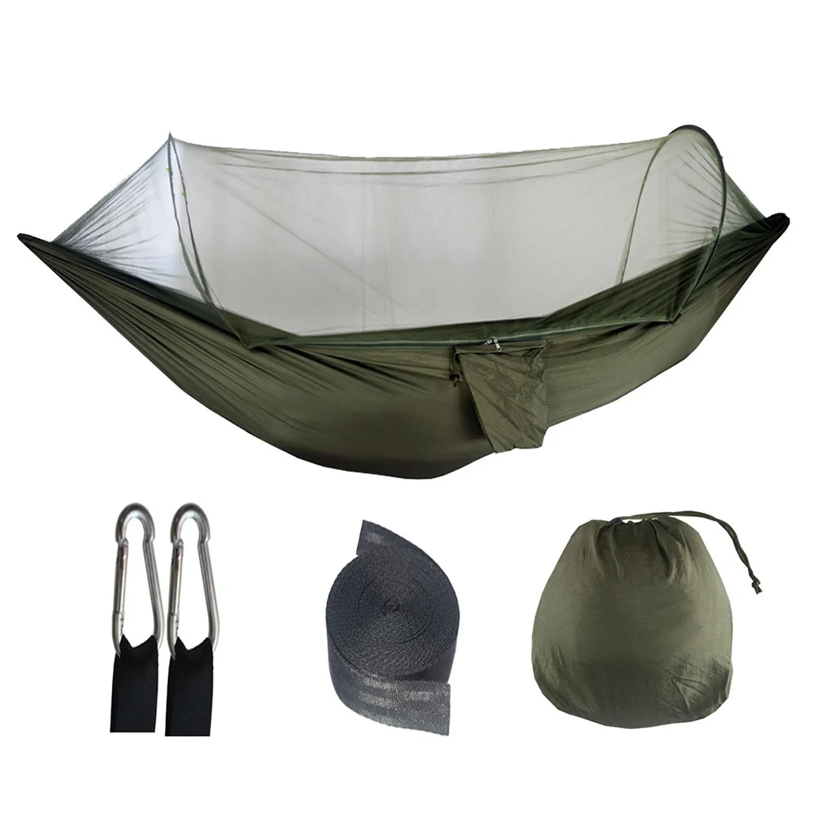 

Hammock Automatic Quick Opening Mosquito Net Outdoor Camping Hammock Swing Anti- Nylon Rocking Chair