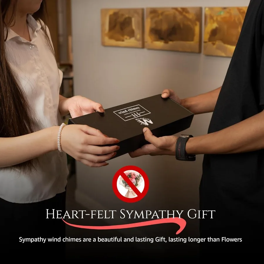 أفضل أجراس الرياح التذكارية للخارج 32.5 دقات الرياح التعاطفية هدايا تذكارية لخسارة شخص محبوب في هدايا الذكرة الأفضل #4