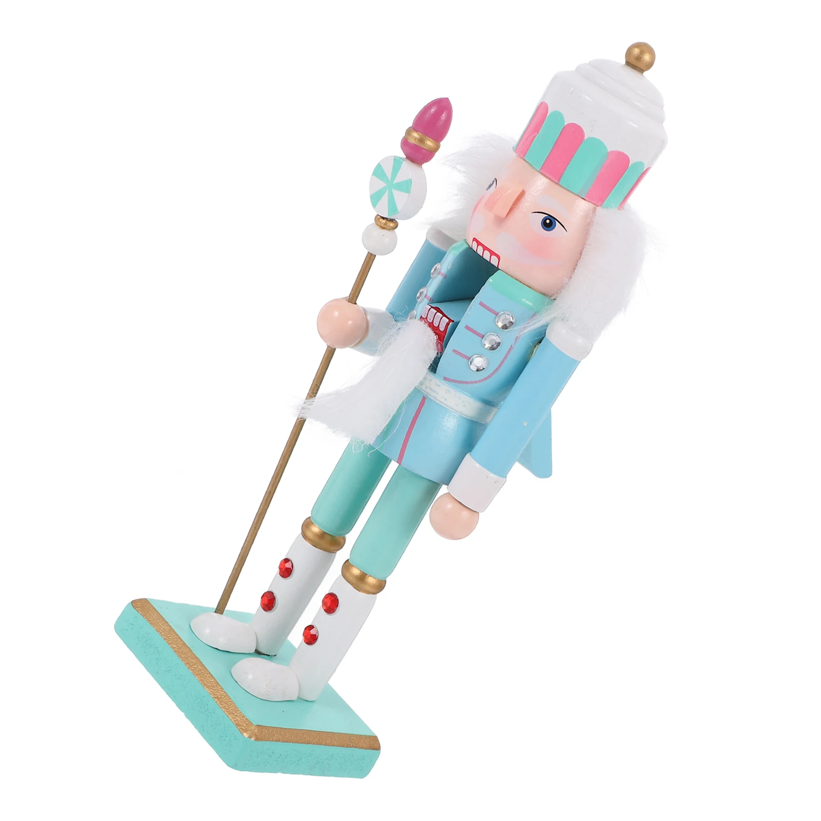 

Lovely Reusable Wooden Nutcracker Christmas Decor Desktop Xmas Nutcrackers Nutcrackers Craft Holiday Decoration Brighten Room
