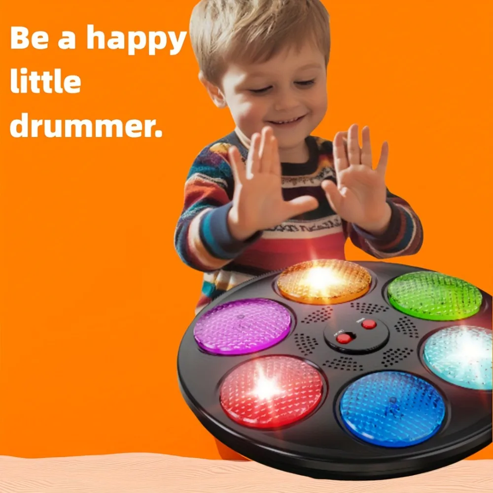 

Handheld Electronic Hammer Pounding Memory Logic Training Puzzle Toy with Lights and Sounds Three Modes Free Switchable For Kids