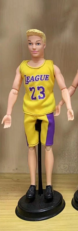 30cm KEN Boy Doll with Clothes Jersey Dress Up Toys for Children Vest Set Shorts