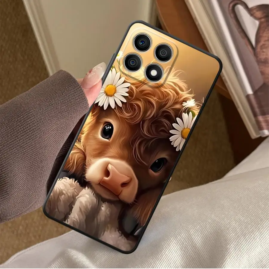 Coque de téléphone mignonne avec petit cerf, étui pour Honor 70 X5b 200 400 Lite X8 90 8X X7 Magic5Lite X6 X9a