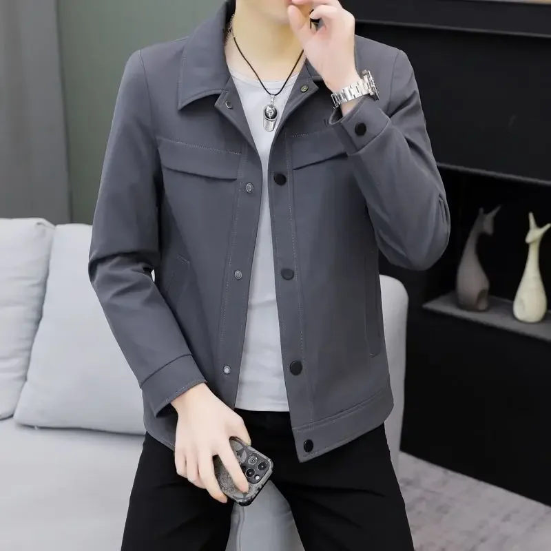 Blue Coats Jacket for Men Black Short Man Suits and Blazers Cropped Menswear Summer Vintage Luxury Designer Classic Fashion 2024