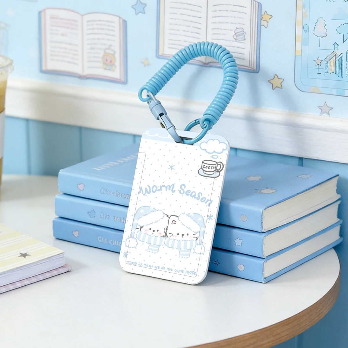 Card Sleeve for Student Bus/Meal Card Protection Case Credential Badge Holder Pendant Keychain Kpop Photocard Holder
