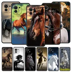 Running Horse Animal Phone Case For Xiaomi 14 13T 12T Pro 12 13 11 Ultra Mi Note 10 Lite 10T 5G 11X Pro 11T 11i 9T Soft Cover
