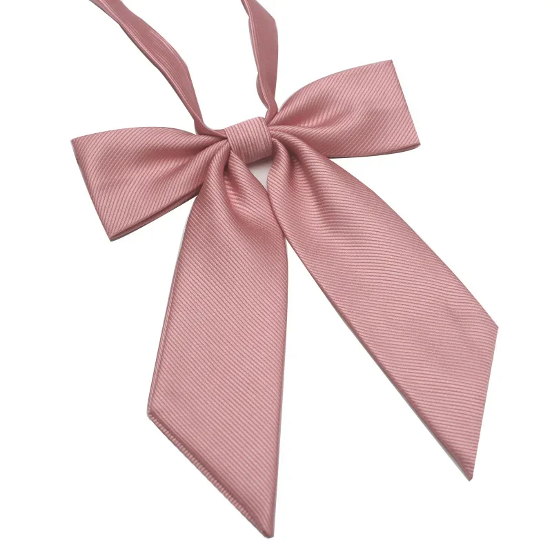 Lady Girl solid Bowtie Casual Bow tie For Women Uniform Collar Butterf Bowknot Adult Check Bow Ties Cravats Girls Bowties