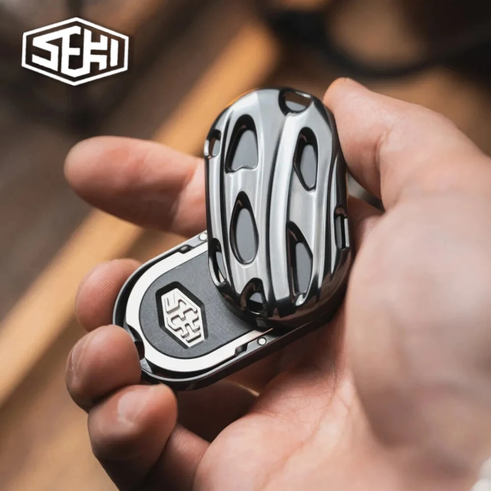 

Магнитный фиджет-слайдер SEKI EDC LAG из циркония, вращающийся на 360° влево и вправо ° Игрушки-антистресс Push Slider для взрослых, оригинальный дизайн