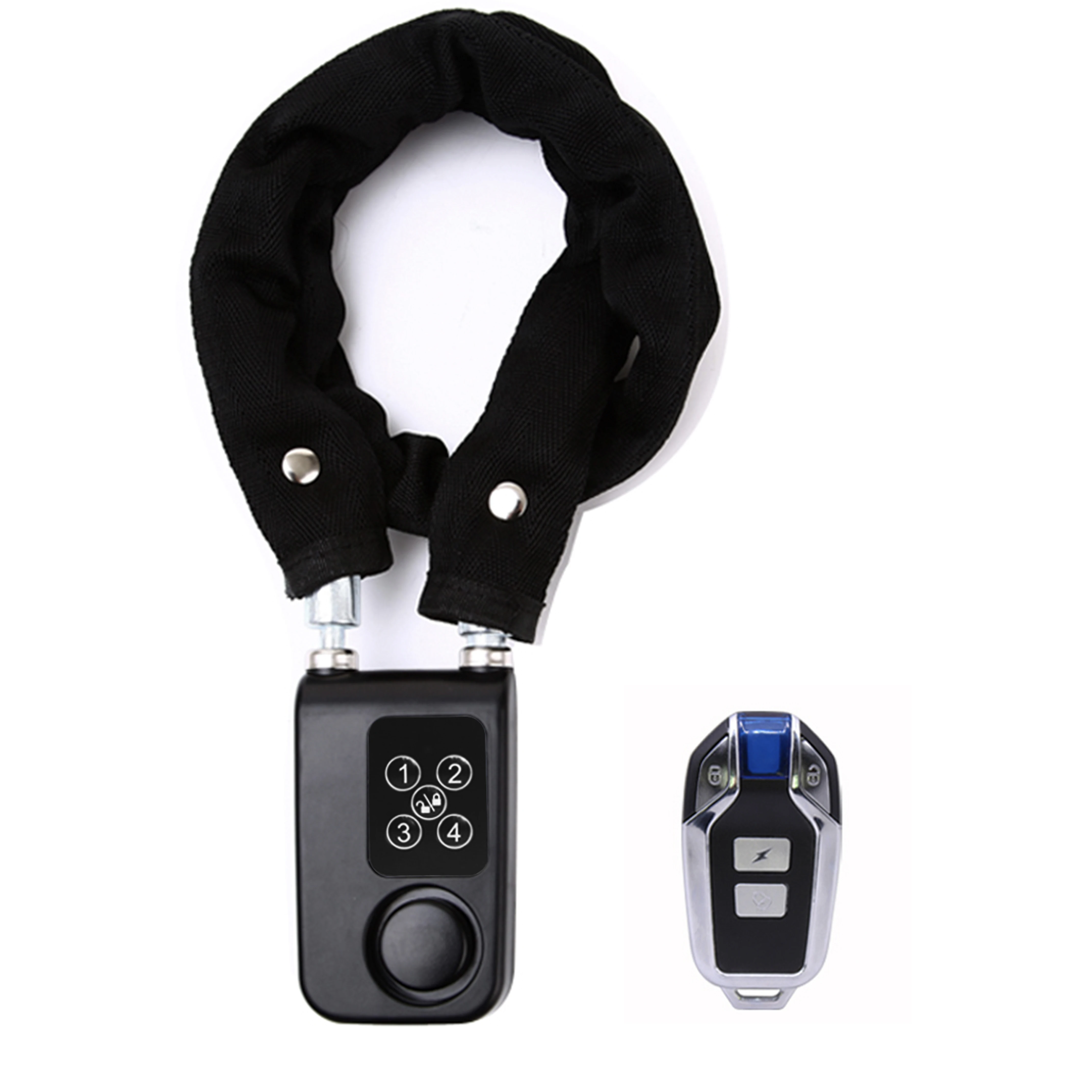 

Anti-theft Security Waterproof Bicycle Combination Siren Padlock with Alarm Cycle Electric Scooter Lock