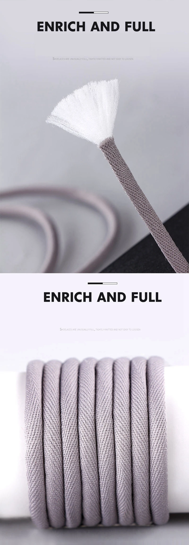 1 Paar Regenbogen-Schnürsenkel für Sneaker, runde Schnürsenkel, Stiefelschnürsenkel, Damen- und Herrenmodell, bunte Tennisschnürsenkel, Schuhzubehör. – Detail 3