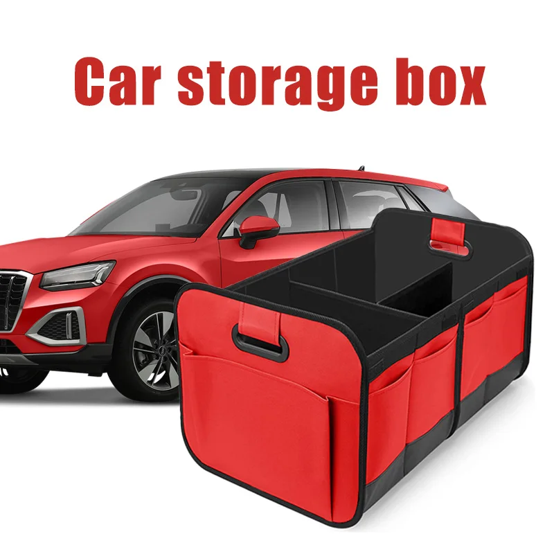 

﻿ Car Trunk Storage Box Organizer Foldable Stowing Tidying Container Bag For Tesla Model 3 Model Y Model X Model S Accessories
