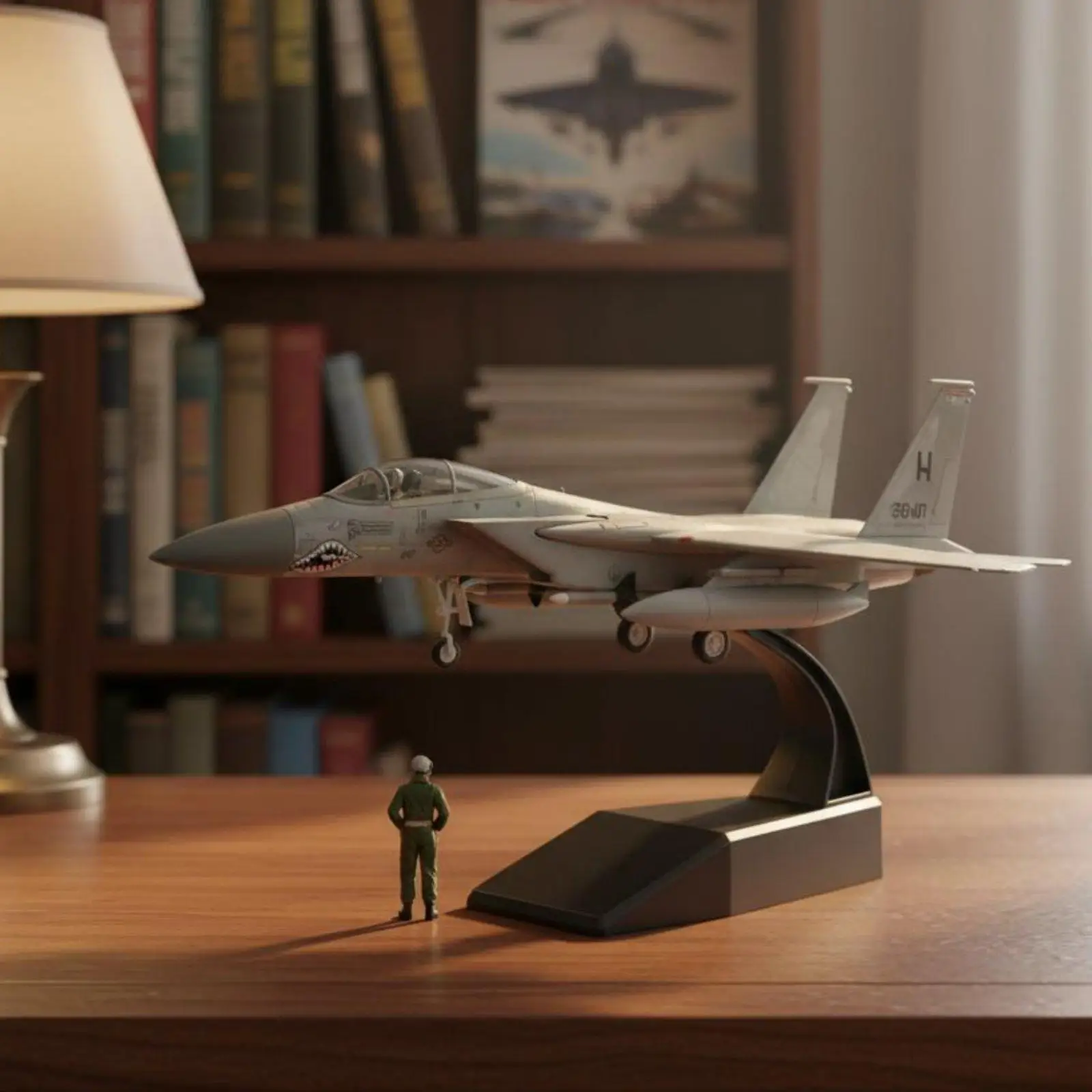 Alloy Aircraft Detailed Airplane Model Scale Fighter Model for Home or Office Display
