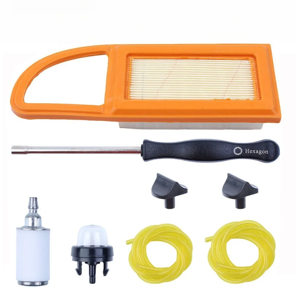 Carburetor Kit For Stihl BR600 BR550 BR500 Air Fuel Filter Line Primer Bulb Tool