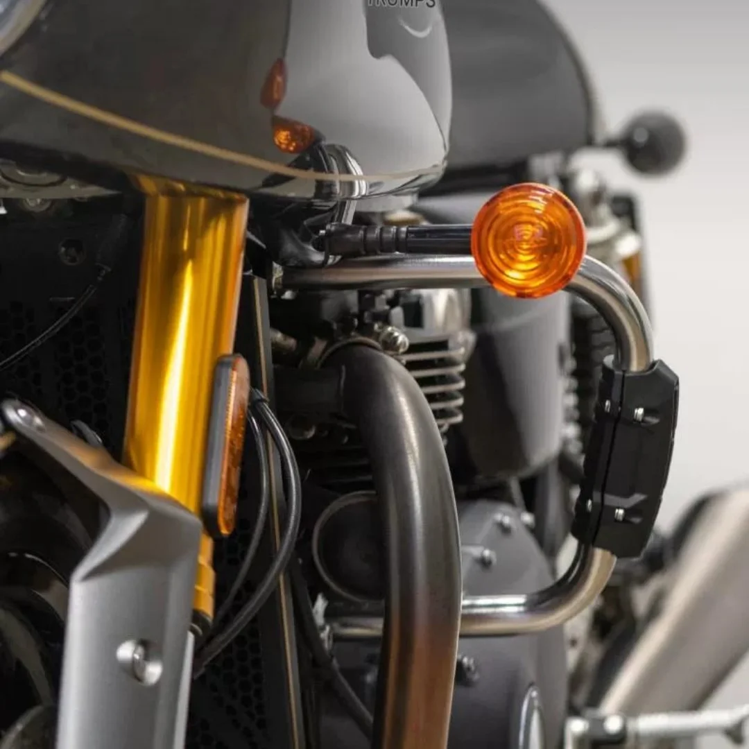 For Bonneville T100/T120/Speed Twin, the stainless steel guardrail modification kit can be installed without any damage.