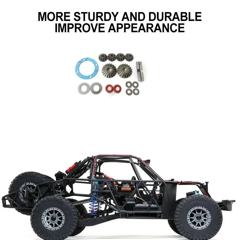 Rcgosfollow ingranaggio in lega di alluminio RC Upgrade Part Rc Gear per 1/10 LOSI Baja Rey 4WD RC Car Part RC accessori per auto