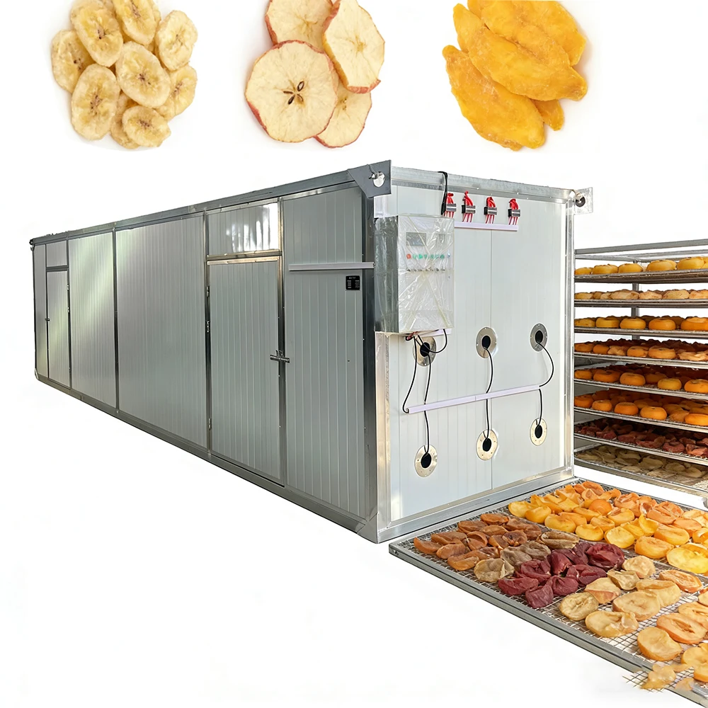 

Commercial Large Capacity Heat Pump Dryer for Kiwi Strawberry Lychee Jujube Taro Bean Radish Drying