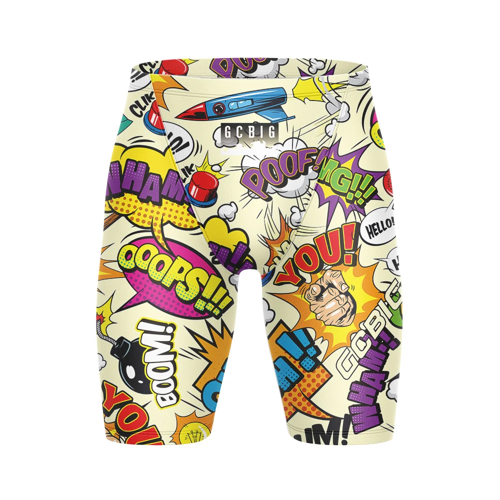 USA Boys Jammers Sports Surf Shorts Mens Summer Trunks Swimwear Training Swim Shorts Trunks Swimsuits Beach Swimming Pants