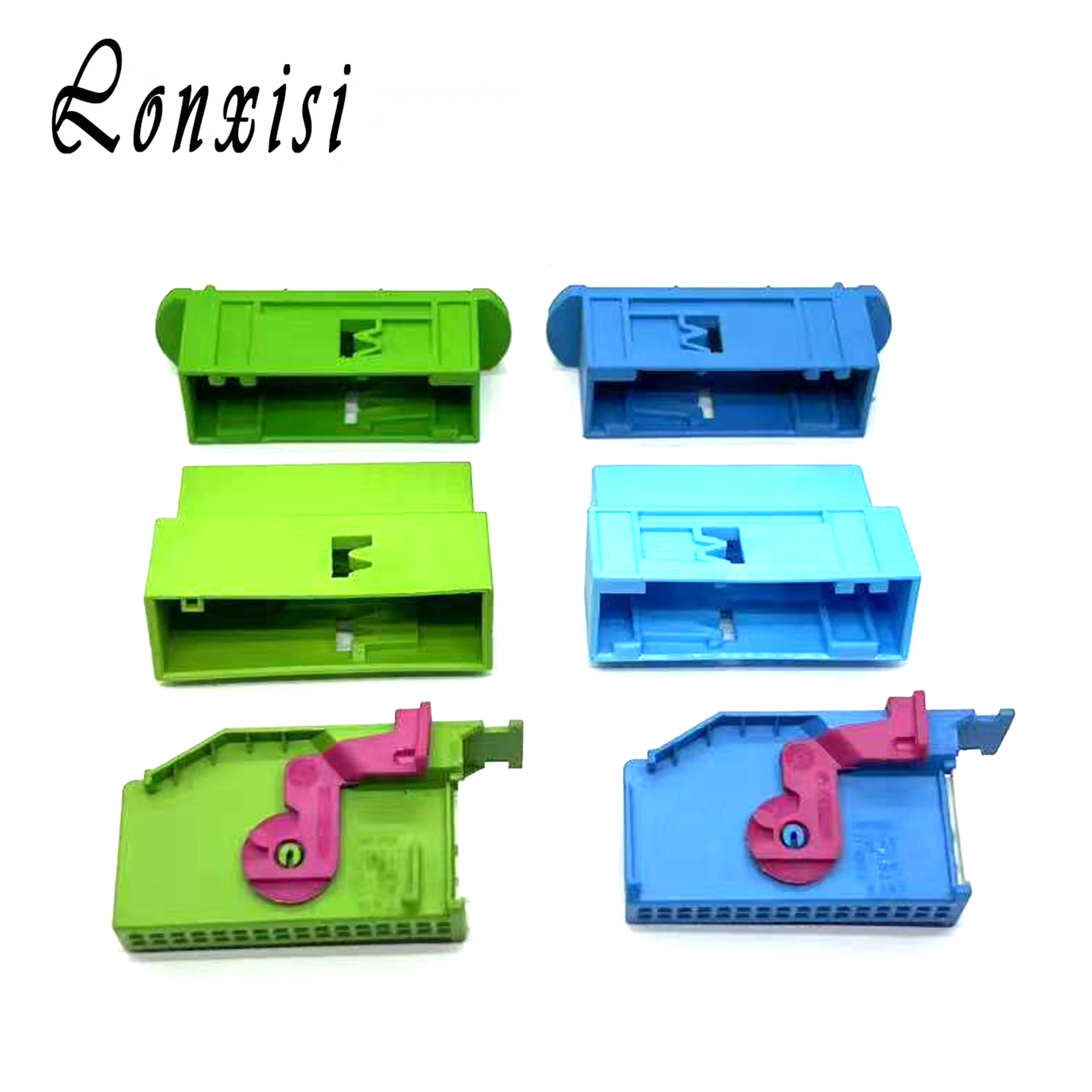 

1 Set 32 Pin 1J0972977C Automotive ECU Wiring Plug 1719057-1 1719058-1 For Audi VW Seat Skoda Instrument Dashboard Connectors