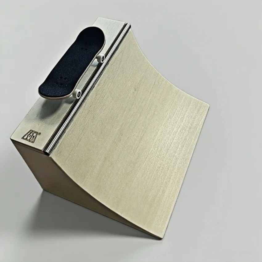 Tisch-Griffbrett-Park-Hindernis-Set, Miniatur-Skate-Park-Rampen-Kombination aus Holz für technische Decks, Desktop-Spielzeug und Geschenk für Teenager