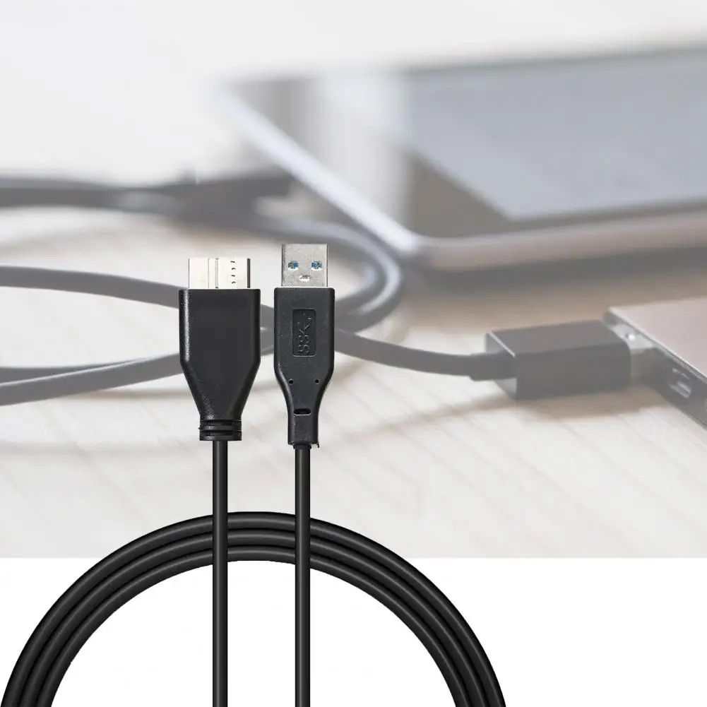 Hard Disk Drive Data Cable Useful Extension Cable Hard Disk Drive Data Cord USB 3.0 A Male to Micro B Power Cable