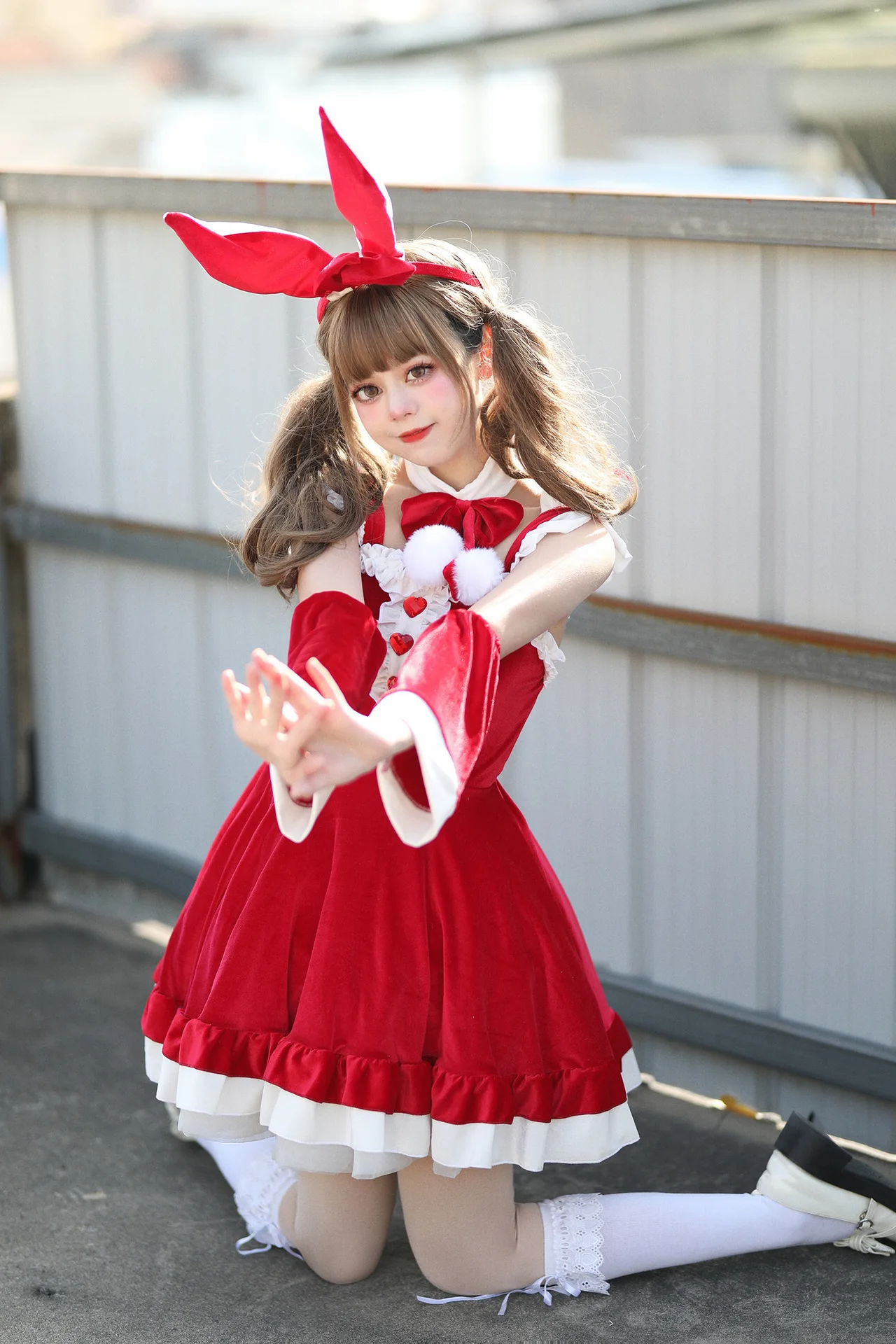 Costumes de cosplay de boîte de nuit Anime pour femmes, ensemble uniforme de lapin Kawaii, costume de batterie de lapin mignon, lingerie de fille sexy, jeu de lapin pour dame, Noël