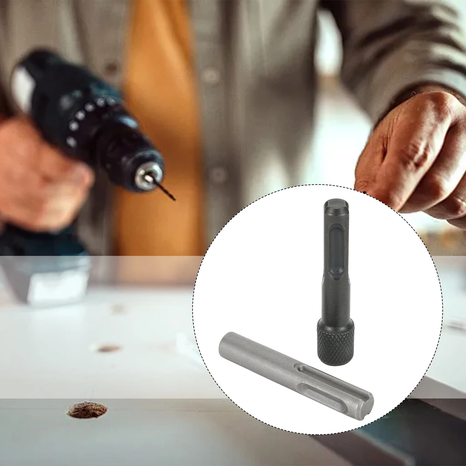 1 4    SDS Socket Driver Drill Quick Change Hex Extension Adaptors Connector Hammer Drilling Bit Nut Head Tool