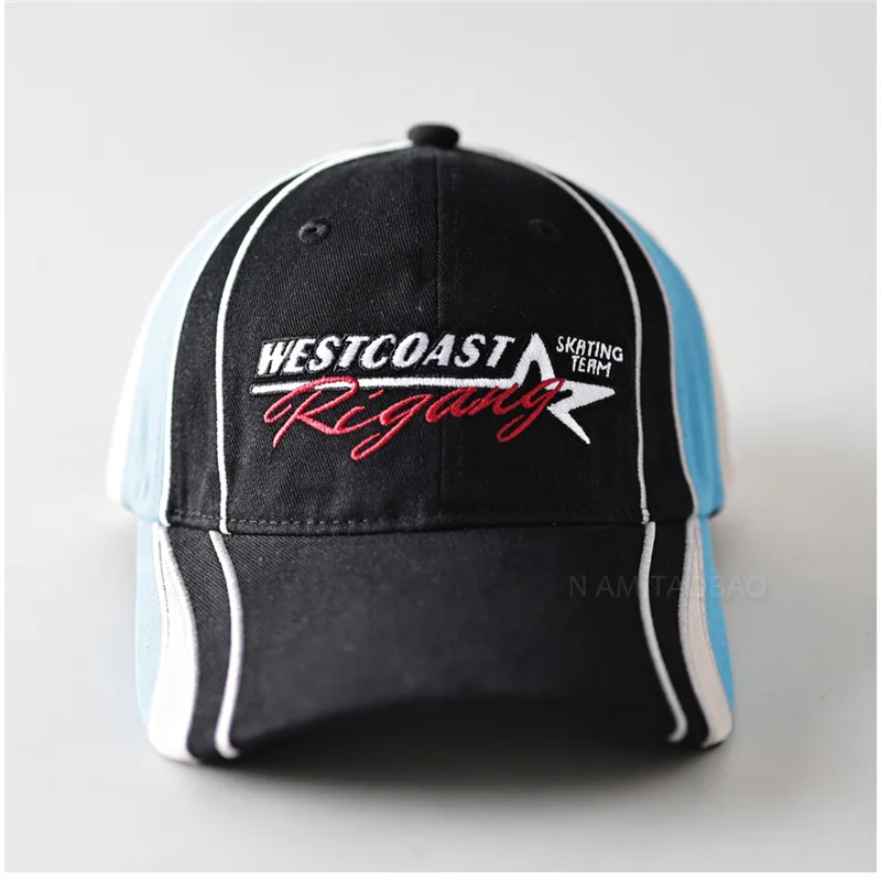 Retro Racing Style unisex Baseball Cap for men and women with letters Embroidery Casual cotton soft crown Dad Hat for Daily Wear