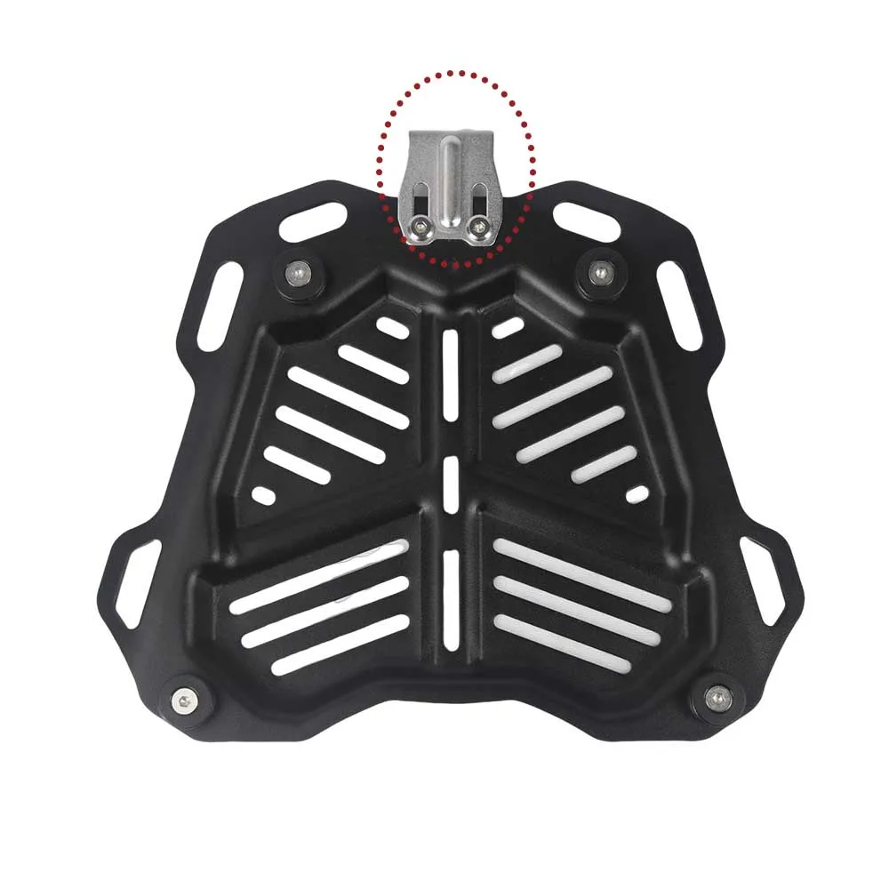 Universele Motorfiets Achterste Bagage Top Case Staartdoos Basisplaat Quick Release Haak Montage Beugel Moto Accessoires