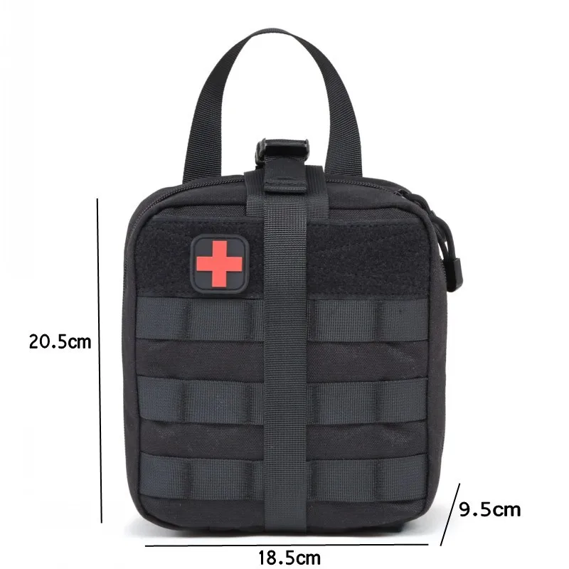 

Amphibious Tactical Medical First Aid Kit Pouch Patch Bag Molle Hook and Loop EMT Emergency EDC Rip-Away Survival IFAK Bag Case