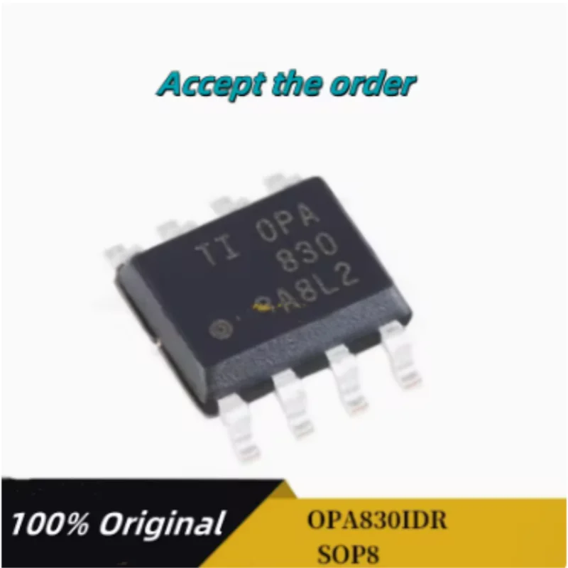 5PCS OPA830IDR Wideband Voltage Feedback Op Amp 300MHz High Speed Operational Amplifier SOIC-8 SMD Analog IC Original New