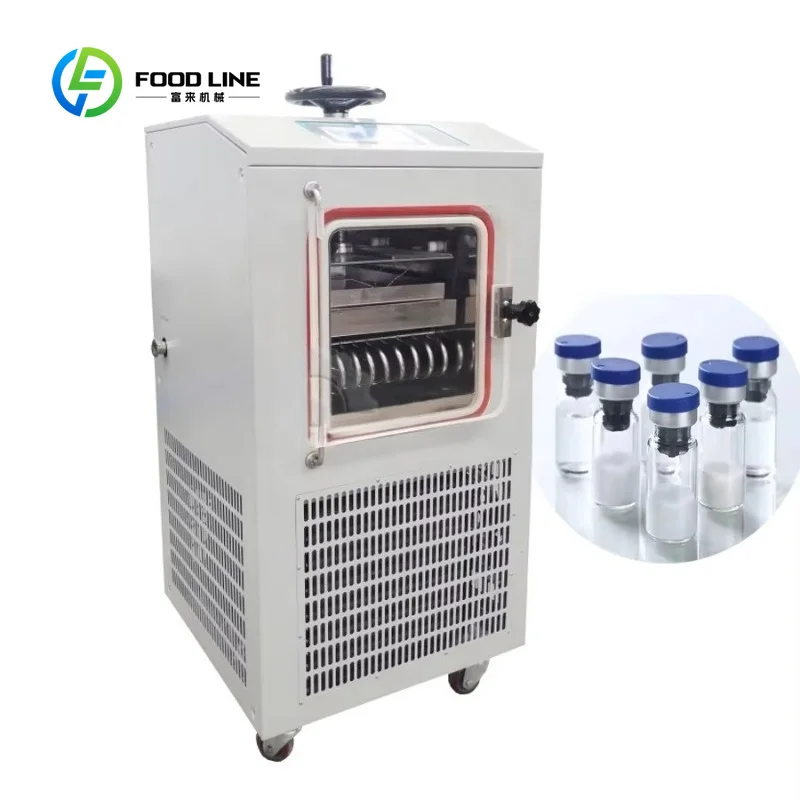 FL Customized Wholesale  Laboratory Top Press Electric-heating Vacuum Pilot Automatic Shelf Heating Freeze Dryer Lyophilizer