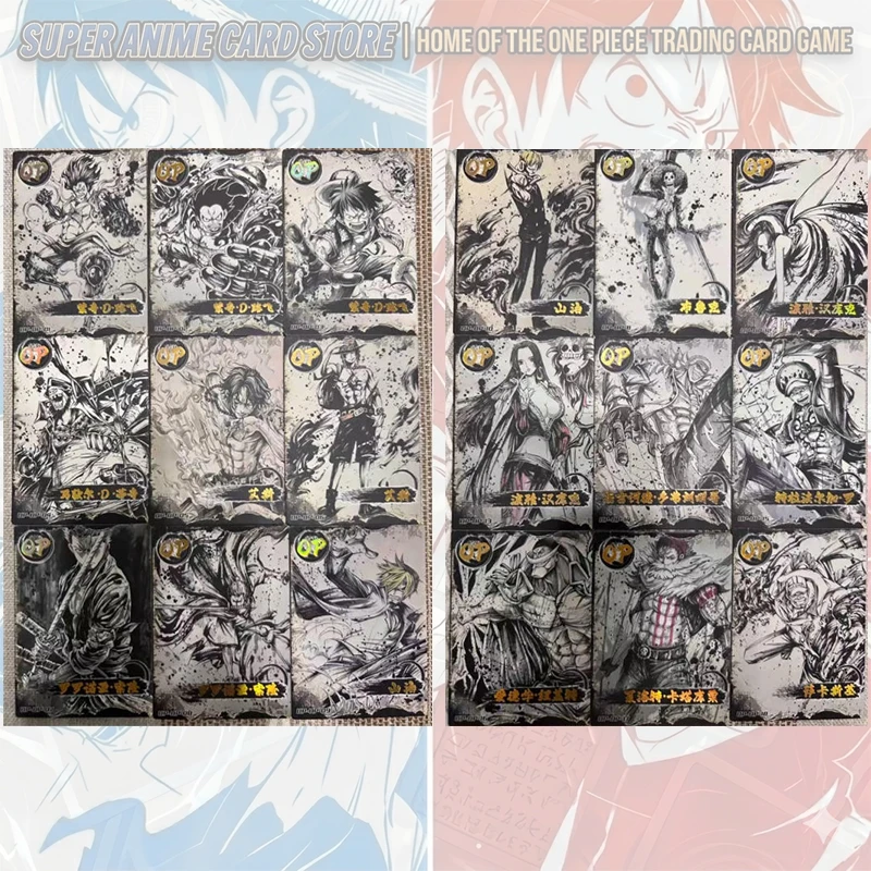 Japanese Anime ONE PIECE Card Set Yamato Nefertari D Vivi Boa Hancock Vinsmoke Reiju Perona Carrot NAMI Collectible Cards