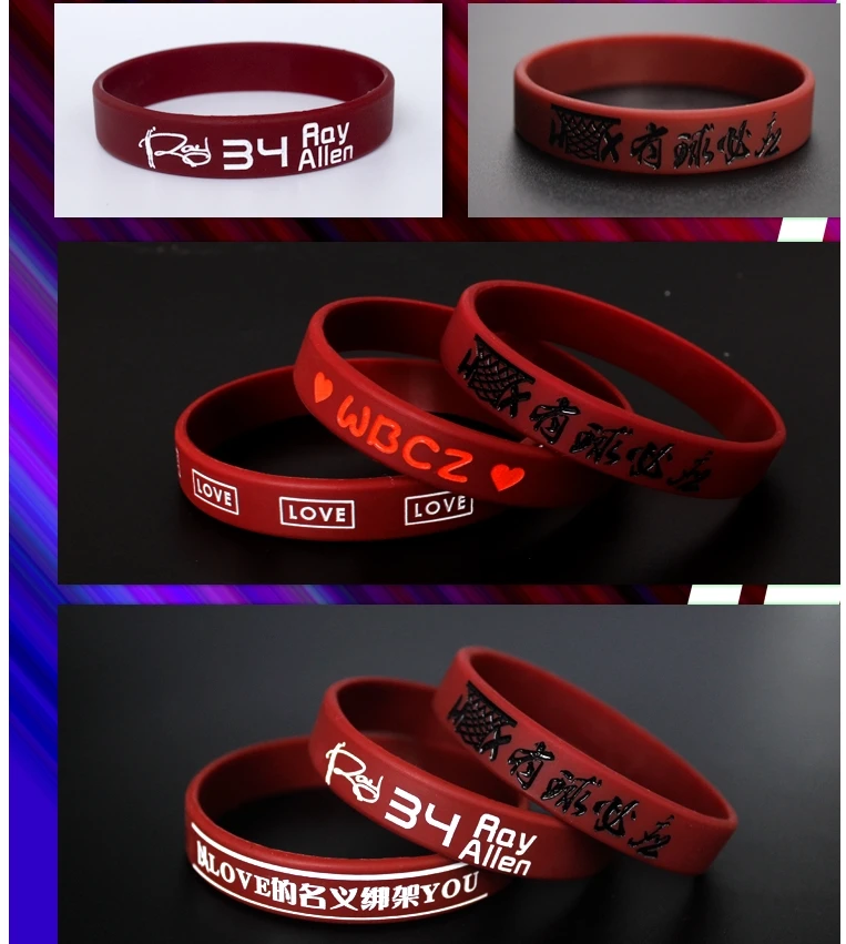 1 Stück graviert personal isierte benutzer definierte Armband sos id Armband Telefon nummer Silikon DIY Band für Geburtstags feier Ereignisse Anti-Lost – Detail 12