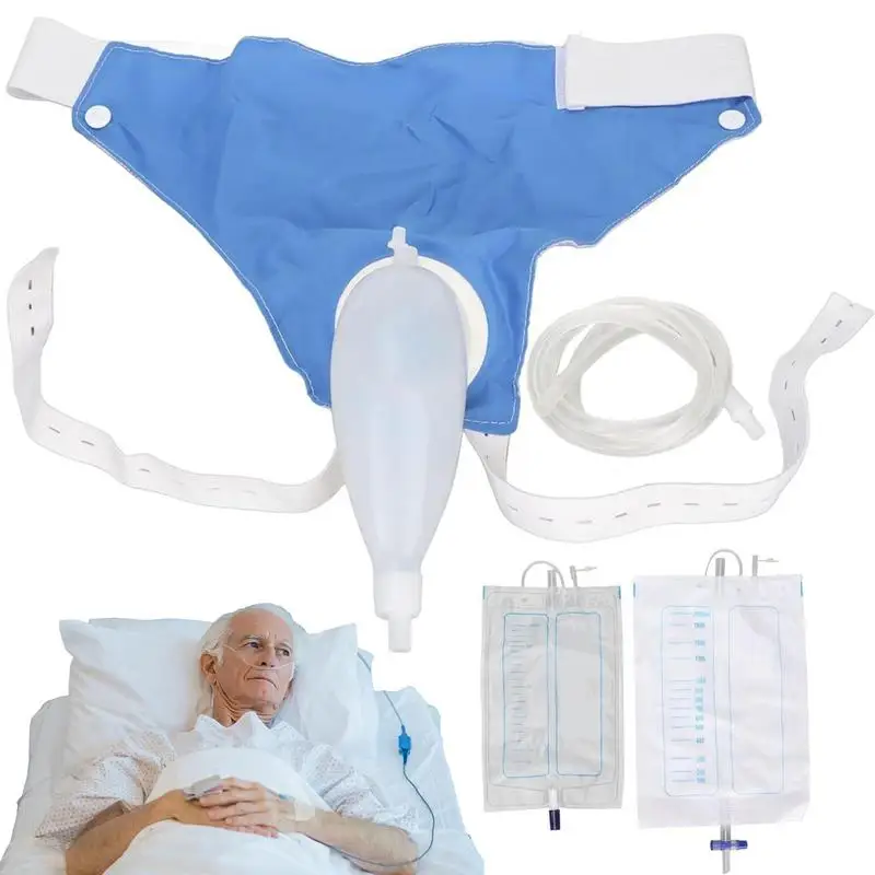 Urine Collector For Men Wearable Male Urine Collector Personal Care Products Leak-proof Urinary Drainage Device For Bedridden