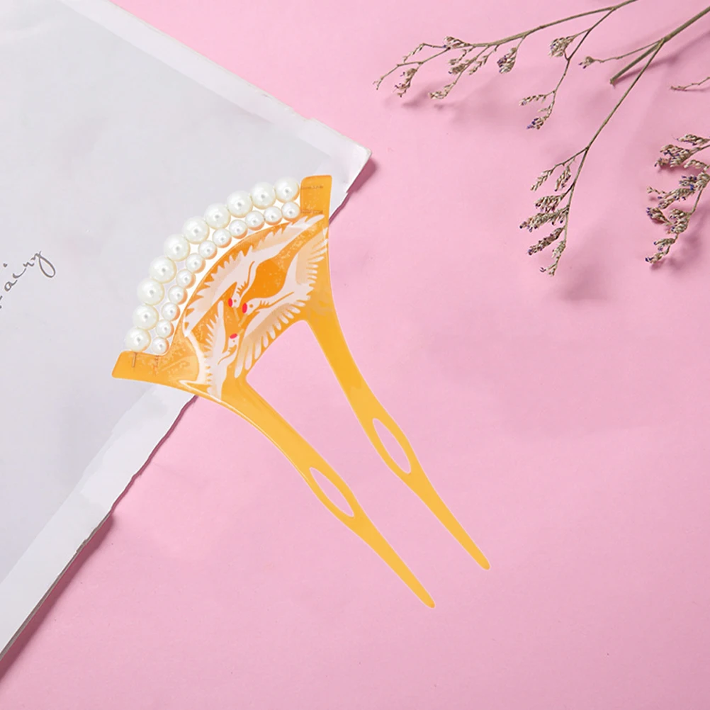 

Pearl Hair Pins Acrylic ABS Comfortable Non Slip U Shaped For Buns Party Wedding Japanese Accessories Girls Long Hair Styling