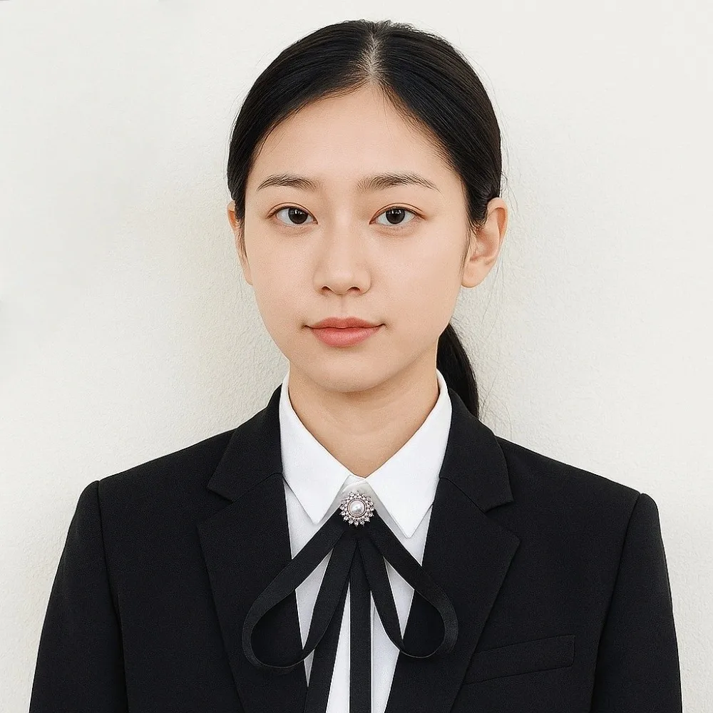 Элегантный искусственный жемчуг JK галстук-бабочка