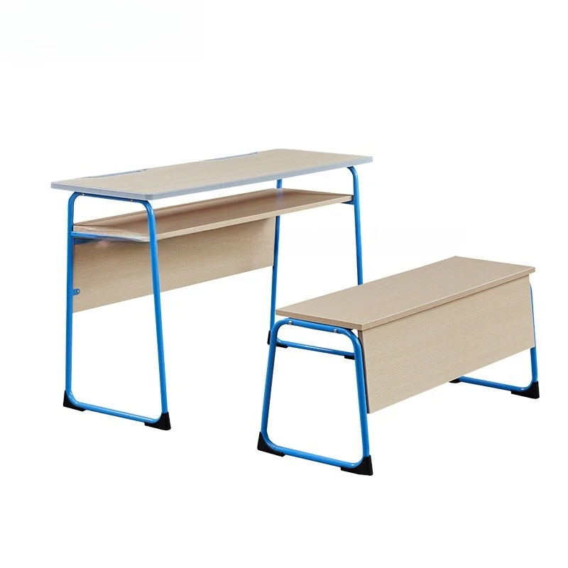 

Double Siamese School Desks and Chairs Training Counseling Class Primary and Secondary School Student Classroom Children's