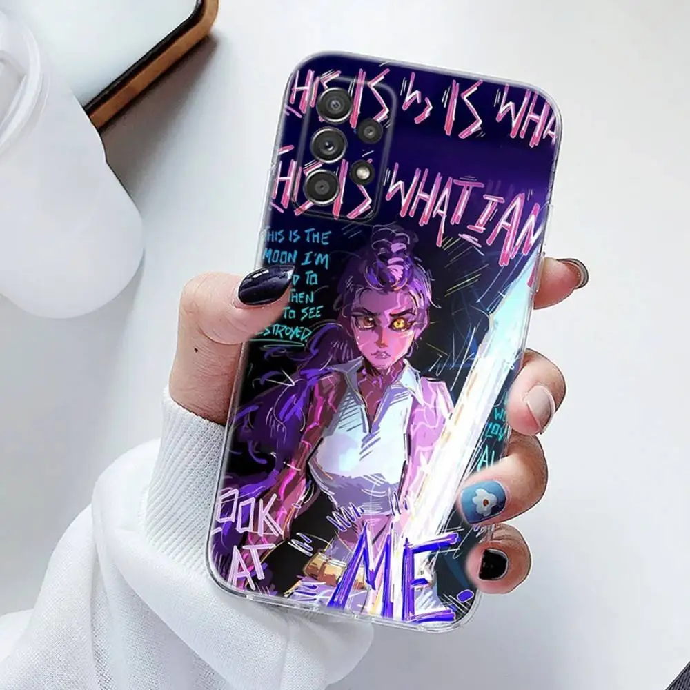 BABY SAJA kpop H-hunters Cat Phone Case Silicone For Samsung S30,23,21,22,20 FE lite,S10,9,PIus Note20ultra Soft Transparent