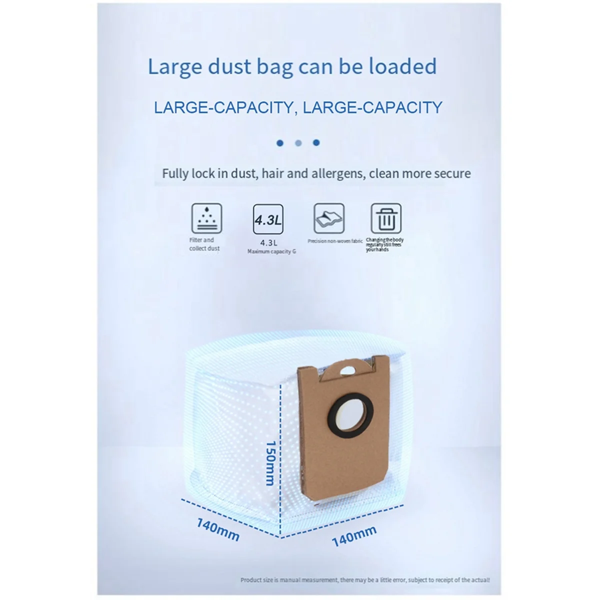 Per Proscenic M8 Pro Robot spazzatrice accessori per la pulizia parti materiali di consumo