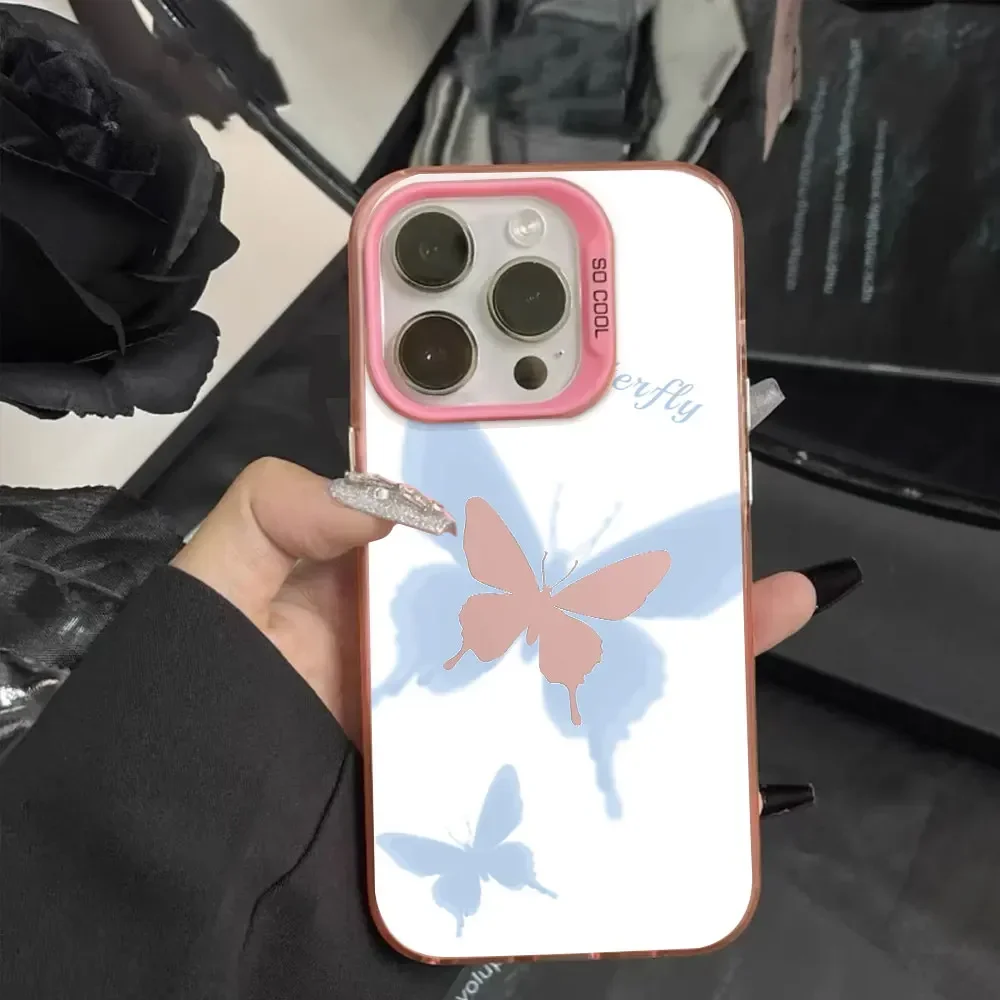 For Vivo Y28 4G 5G Y36i Case Soft Silicone IMD Shockproof Protector Colorful For VIVO Y36I Y 28 Back Cover Butterfly Fundas
